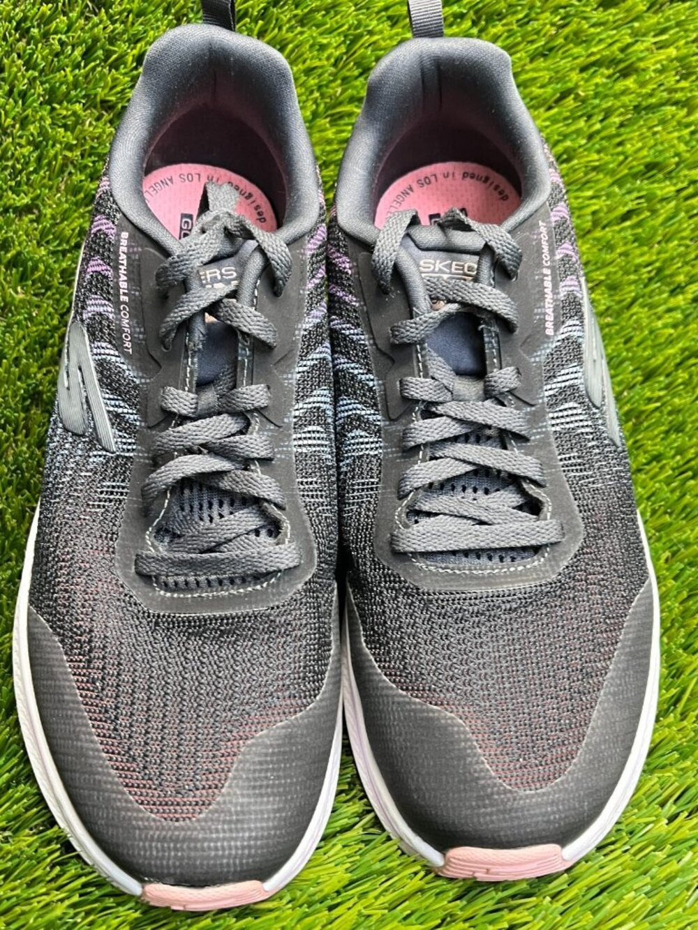 Skechers Go Run Consistent 2.0 Womens Size 8 Black White Athletic Shoes Sneakers - Picture 5 of 10